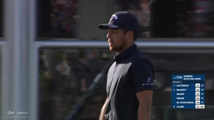 Xander Schauffele | Round 3 | 18th hole | Shot 4 | 2025 Genesis Scottish Open