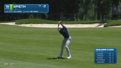 Jordan Spieth | Round 4 | 18th hole | Shot 2 | 2026 John Deere