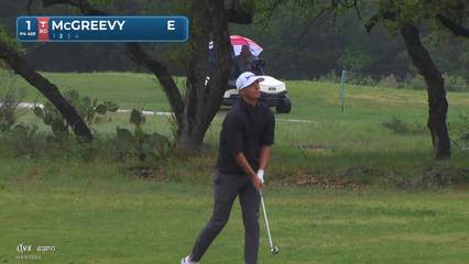 Max McGreevy | Round 1 | 1st hole | Shot 2 | 2026 Valero