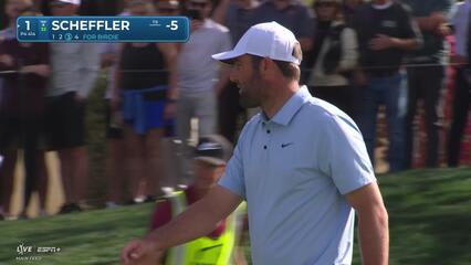Scottie Scheffler | Round 2 | 1st hole | Shot 4 | 2025 WM Phoenix Open