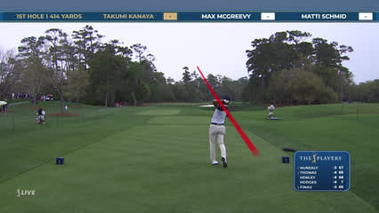 Takumi Kanaya | Round 1 | 1st hole | Shot 1 | 2026 THE PLAYERS