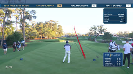 Takumi Kanaya | Round 1 | 16th hole | Shot 1 | 2026 THE PLAYERS