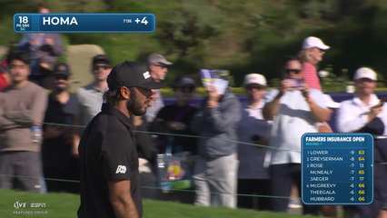 Max Homa | Round 1 | 18th hole | Shot 4 | 2026 Farmers