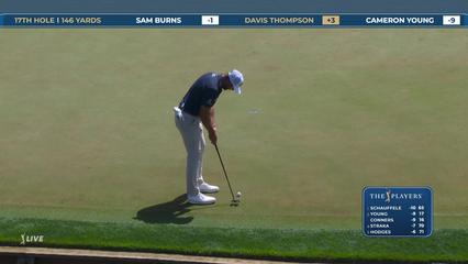 Sam Burns | Round 2 | 17th hole | Shot 3 | 2026 THE PLAYERS