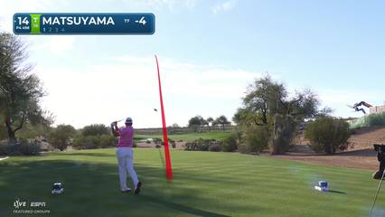 Hideki Matsuyama | Round 2 | 14th hole | Shot 1 | 2026 WM Phoenix Open