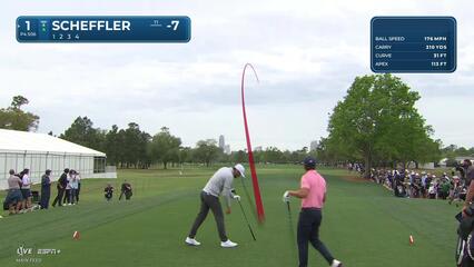 Scottie Scheffler | Round 2 | 1st hole | Shot 1 | 2025 Houston Open