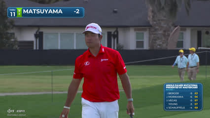 Hideki Matsuyama | Round 1 | 11th hole | Shot 4 | 2026 Arnold Palmer