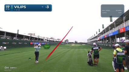 Karl Vilips | Round 1 | 17th hole | Shot 1 | 2025 THE CJ CUP