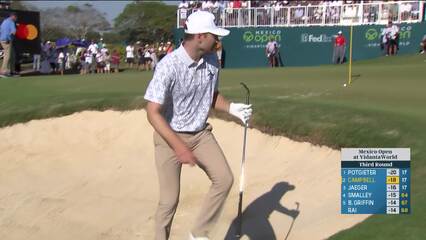 Brian Campbell | Round 3 | 18th hole | Shot 3 | 2025 Mexico Open
