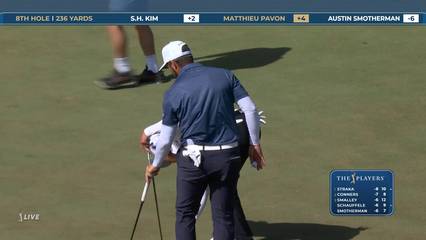 Matthieu Pavon | Round 2 | 8th hole | Shot 3 | 2026 THE PLAYERS