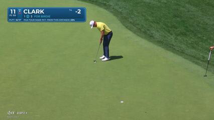 Wyndham Clark | Round 1 | 11th hole | Shot 3 | 2025 Travelers