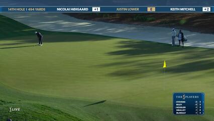 Justin Lower | Round 1 | 14th hole | Shot 4 | 2025 THE PLAYERS