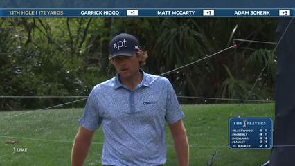 Adam Schenk | Round 1 | 13th hole | Shot 3 | 2026 THE PLAYERS