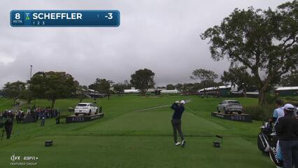 Scottie Scheffler | Round 1 | 8th hole | Shot 1 | 2025 Genesis