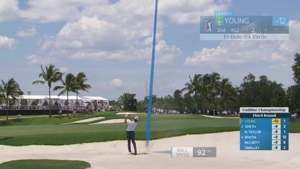 Cameron Young | Round 3 | 2nd hole | Shot 2 | 2026 Cadillac