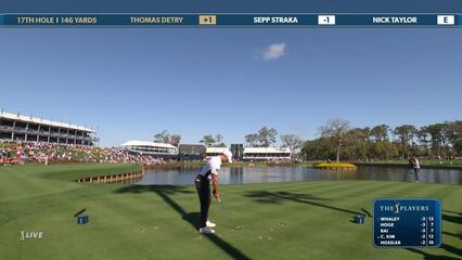 Thomas Detry | Round 1 | 17th hole | Shot 1 | 2025 THE PLAYERS