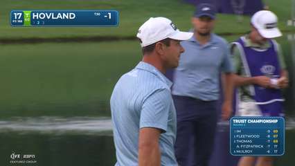 Viktor Hovland | Round 2 | 17th hole | Shot 3 | 2026 Truist Championship