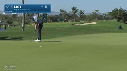 Luke List | Round 1 | 9th hole | Shot 3 | 2025 Mexico Open
