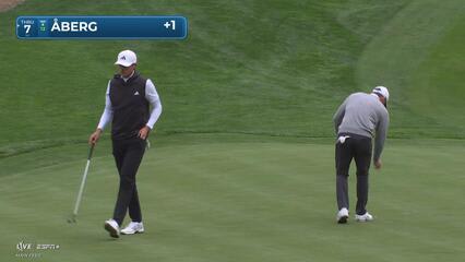 Ludvig Åberg | Round 1 | 16th hole | Shot 4 | 2025 AT&T Pebble Beach