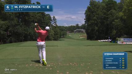 Matt Fitzpatrick | Round 1 | 6th hole | Shot 1 | 2025 Wyndham