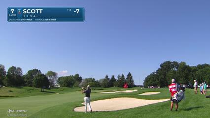 Adam Scott | Round 3 | 7th hole | Shot 2 | 2025 3M Open