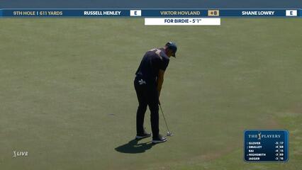 Viktor Hovland | Round 1 | 9th hole | Shot 5 | 2025 THE PLAYERS