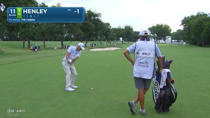 Russell Henley | Round 1 | 11th hole | Shot 3 | 2026 Charles Schwab