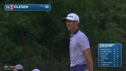 Thorbjørn Olesen | Round 4 | 14th hole | Shot 4 | 2026 Texas Children's