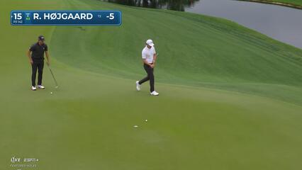 Rasmus Højgaard | Round 2 | 15th hole | Shot 3 | 2025 Houston Open