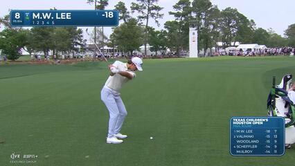 Min Woo Lee | Round 4 | 8th hole | Shot 4 | 2025 Houston Open