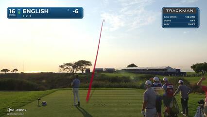 Harris English | Round 3 | 16th hole | Shot 1 | 2025 Farmers