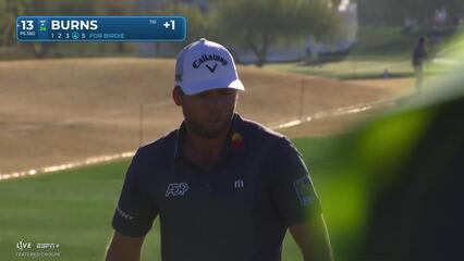Sam Burns | Round 1 | 13th hole | Shot 5 | 2025 WM Phoenix Open