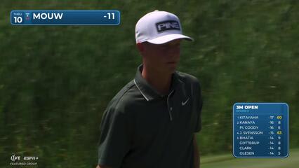 William Mouw | Round 3 | 10th hole | Shot 4 | 2025 3M Open