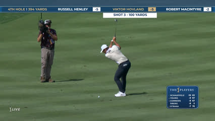 Viktor Hovland | Round 2 | 4th hole | Shot 3 | 2026 THE PLAYERS