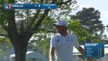 Emiliano Grillo | Round 1 | 9th hole | Shot 3 | 2026 Houston Open