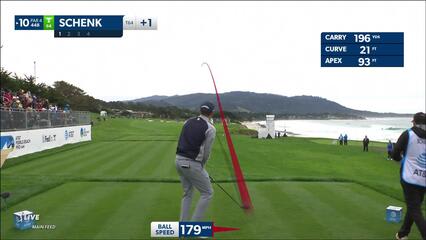 Adam Schenk | 2024 AT&T Pebble Beach | Round 3 | 10th hole | Shot 1