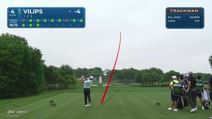 Karl Vilips | Round 1 | 4th hole | Shot 1 | 2025 THE CJ CUP