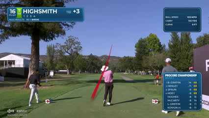 Joe Highsmith | Round 2 | 16th hole | Shot 1 | 2025 Procore