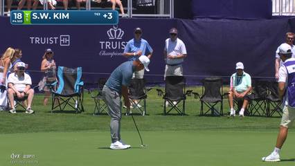 Si Woo Kim | Round 4 | 18th hole | Shot 5 | 2026 Truist Championship