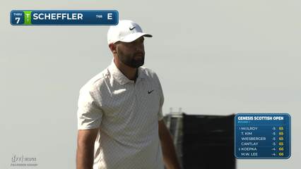 Scottie Scheffler | Round 1 | 7th hole | Shot 5 | 2026 Genesis Scottish Open