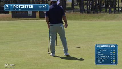 Aldrich Potgieter | Round 2 | 7th hole | Shot 3 | 2025 Genesis Scottish Open