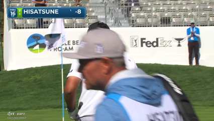 Ryo Hisatsune | Round 1 | 16th hole | Shot 3 | 2026 AT&T Pebble Beach