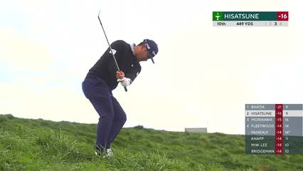Ryo Hisatsune | Round 3 | 10th hole | Shot 3 | 2026 AT&T Pebble Beach