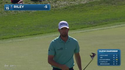 Davis Riley | Round 3 | 15th hole | Shot 3 | 2025 Valspar