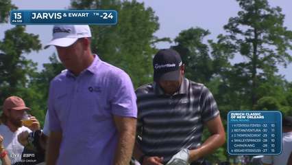Casey Jarvis | Round 4 | 15th hole | Shot 1 | 2026 Zurich Classic