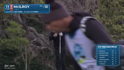 Rory McIlroy | Round 4 | 11th hole | Shot 2 | 2026 AT&T Pebble Beach