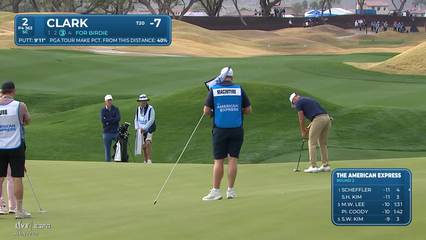 Wyndham Clark | Round 2 | 2nd hole | Shot 3 | 2026 The American Express