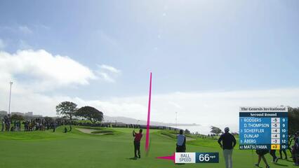 Hideki Matsuyama | Round 2 | 2nd hole | Shot 2 | 2025 Genesis