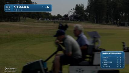 Sepp Straka | Round 1 | 18th hole | Shot 1 | 2025 Genesis Scottish Open