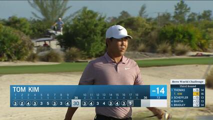 Tom Kim | Round 3 | 17th hole | Shot 5 | 2024 Hero World Challenge